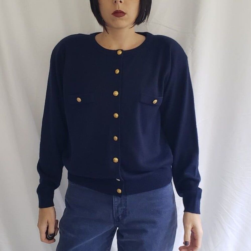 80s/90s‎ Blue Cardigan